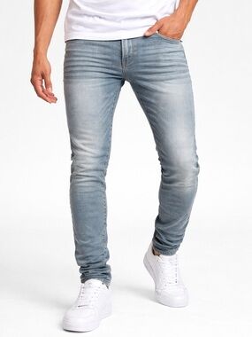 SERENEDE Slim Skinny Jeans - Light Blue Stretch Denim
